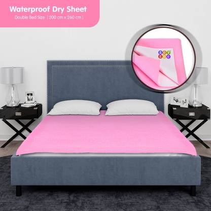 BeyBee Fast and Easy Dry Sheet Quick Original Baby Dry Sheet Double Bed