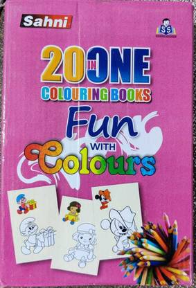 Sahni 20 In 1 Colouring Book