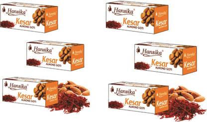 Hansika Kesar Goti 25 gm 6 Piece Pack