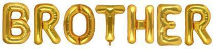 Offer99 Solid "BROTHER" Name Decoration Letter Foil Balloon For Birthday/Celebration/Surprise/Wedding Party Letter Balloon Letter Balloon