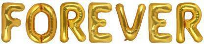Offer99 Solid "FOREVER" Name Decoration Letter Foil Balloon For Birthday/Celebration/Surprise/Wedding Party Letter Balloon Letter Balloon