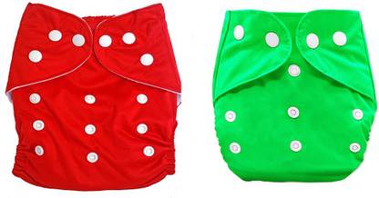 Ksis World Cloth Diaper Reusable Washable Adjustable With Diaper 2Pcs R-G - S