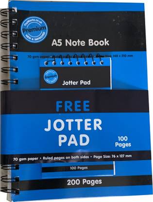 Home & Office Chiltern Wove A5 Notebook Ruled 200 Pages