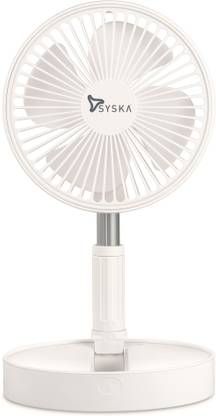 Syska COMPFAA PLUS FOLDABLE FPB 5060L 160 mm 4 Blade Table Fan