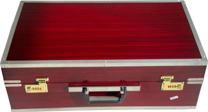 amritmusic AMRIT FOLDING HARMONIUM 9 STOPPER 3.5 Octave Hand Pumped Harmonium