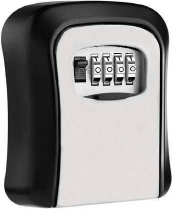 Keetoz Key Safe Lock Box Outdoor Storage Box with Code Combination Password Security Lock Combination Lock