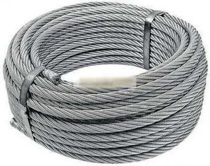SB Chavan WIRE ROPE, 4MM, 10MTR, S.S, GRADE-304 STEEL