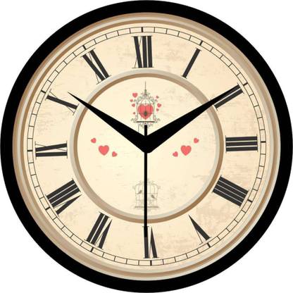 RUDRAAKSH Analog 28 cm X 28 cm Wall Clock