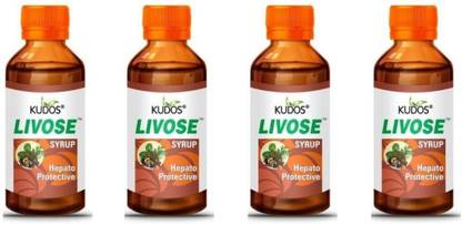 KUDOS Livose Syrup | Appetite Stimulant Syrup | Ayurvedic Liver Tonic