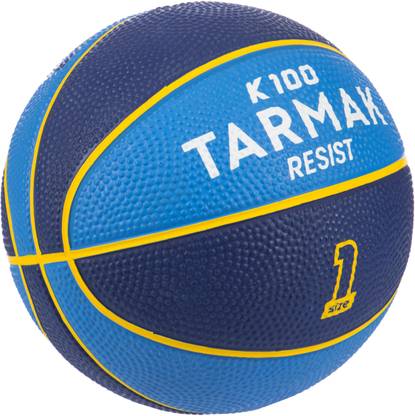 TARMAK  by Decathlon Mini B Kids' Size 1 Basketball Up to age 4.blue Basketball - Size: 1