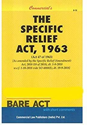 The Specific Relief Act, 1963
