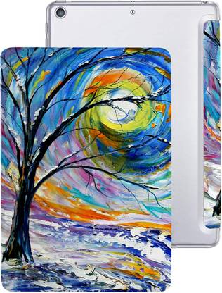 DuraSafe Cases Flip Cover for iPad 10.9 Air 4 Air 5 Generation 2020 2022 Printed PC Smart Protective Clear Back Cover