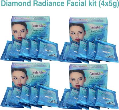 NutriGlow SET OF 4 DIAMOND RADIANCE FACIAL KIT