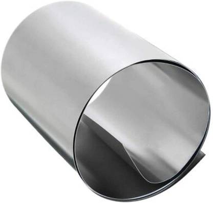 Aviation Metal and Alloys Steel Sheet Reversible(Both side usable) 102mm x 1mm x 800mm, Shrinkwrap