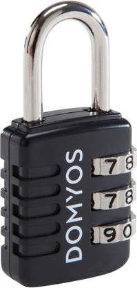Domyos by Decathlon Combination Padlock - Black Combination Lock