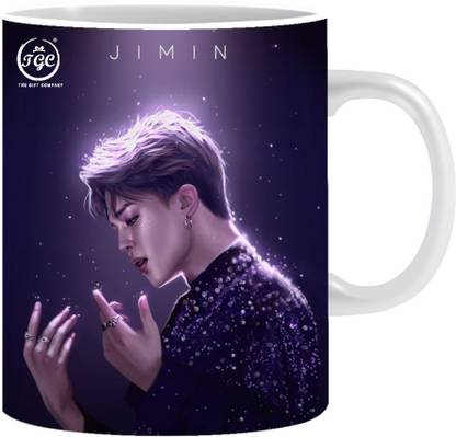 RHYDM Bts boys jimin |white mug | gift for mug | coffee and tea mug | creative design printed mug Ceramic Coffee Mug