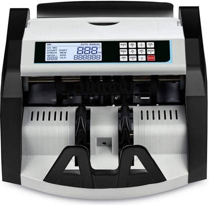 Drop2Kart Cash Counter - RGB LCD Display, UV/MG/MT/IR Japanese CMOS Sensors, Multiple Operation Modes, Fake-Note Alarm, LED External Display Note Counting Machine