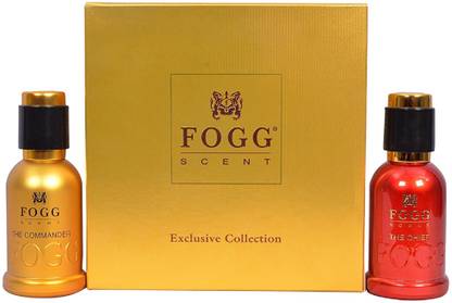 FOGG COMBO PACK OF FOGG EXCLUSIVE COLLECTION (THE CHIEF 50 ml + THE COMMANDER 50 ml) Eau de Parfum  -  100 ml
