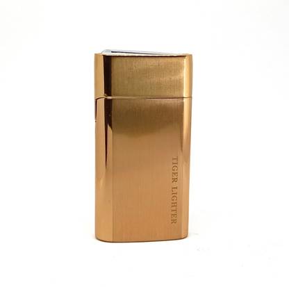 Point Zero Premium Refillable TIGER LIGHTER GOLD Windproof Jet Flame Windproof Lighter Pocket Lighter