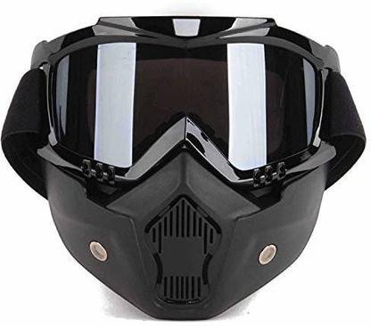 Bullkartzone Storm Trooper Detachable Goggles Nose Face Mask (Black) Laboratory  Safety Goggle