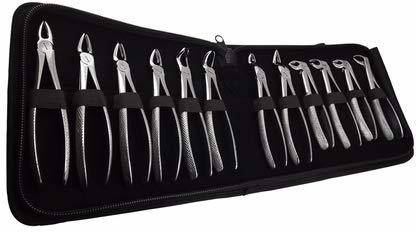 GOLDFINCH Dental Forceps for Extraction of Tooth- Set of 12 Pcs Utility Forceps