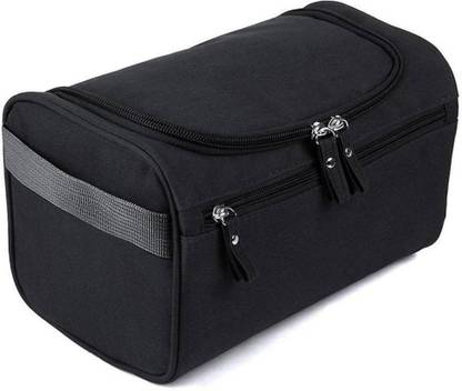 Euxial Multifunctional Travel Bag Organiser Extra Large Makeup Organiser Cosmetic Case Household Grooming Kit Storage Travel Kit Pack For Women And Men Travel Toiletry Kit (Black) Travel Toiletry Kit