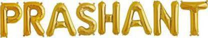 Offer99 सॉलिड "PRASHANT" Name Decoration Letter Foil Balloon For Birthday/Celebration/Surprise/Wedding Party Letter Balloon लेटर बैलून