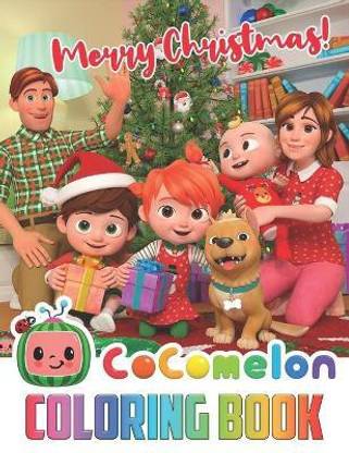 Merry Christmas Cocomelon Coloring Book