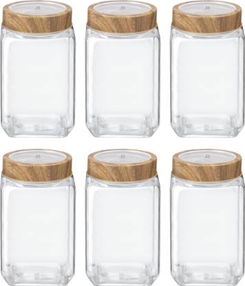 TREO Glass Grocery Container  - 310 ml, 310 ml, 310 ml, 310 ml, 310 ml, 310 ml