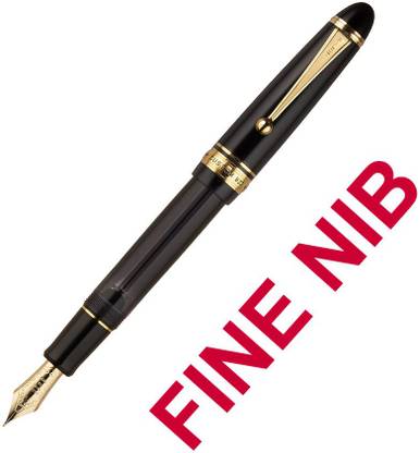 PILOT CUSTOM 823 BLACK FOUNTAIN PEN - F + INK BOTTLE Fountain Pen
