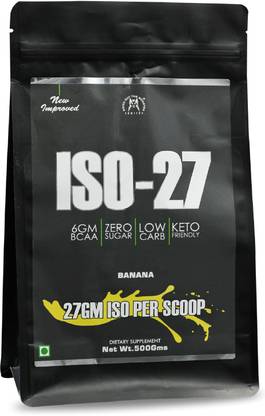 monster series ISO-27, 100% Pure, Isolate Protein, Lean Muscle Mass, FSSAI Certified, 1.10 lbs Whey Protein