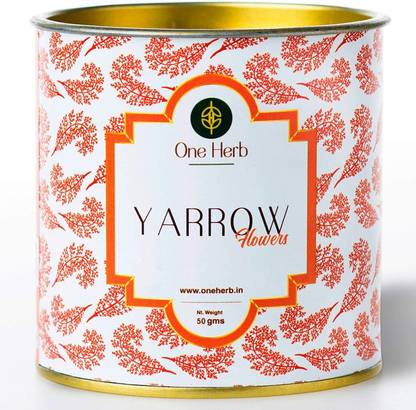 one herb Yarrow Flower Tea Herbal Tea Tin