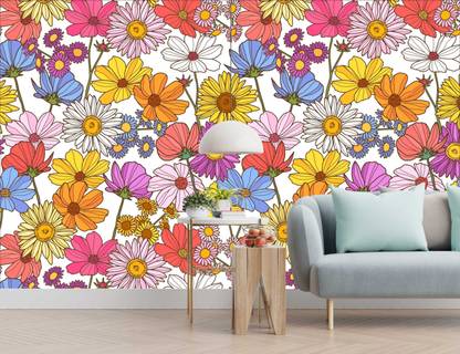 imbue Floral & Botanical Multicolor Wallpaper