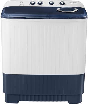 Samsung 9.5 kg 5 Star, Hexa Storm Pulsator, Air Turbo Drying, Semi Automatic Top Load Washing Machine White, Blue
