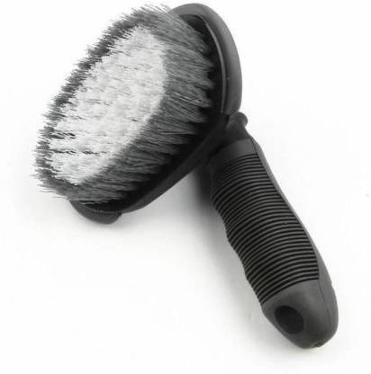 कार-डेक Wheel Tire Rim Scrub Brush Hub Clean Wash Useful Brush Car Truck Cleaning Tool प्लास्टिक ड्राई ब्रश