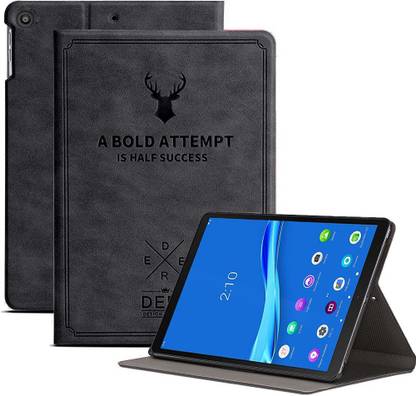 Robustrion Flip Cover for Flip Stand Case Cover for Lenovo Tab M10 FHD Plus TB-X606F / TB-X606X 10.3 inch - Deer Black