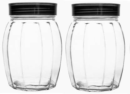 Green Apple Glass Utility Container  - 1200 ml