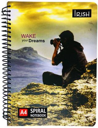 Irish Spiral Regular Notebook Single Line-Hindi 400 Pages
