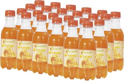 Fructum Orange 250 ml | Juicy Orange Soda | Pack of 24 ( Each 250 ml)