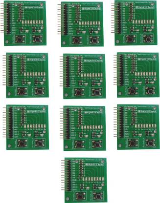 ScienceLab Technosolutions [ 8 Channel digital output LED and 2 channel digital Input switch module ] Electronic Components Electronic Hobby Kit