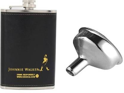 play run Johnnie Walker Scotch Whisky Advertising Stainless Steel Hip Flask Stainless Steel Hip Flask