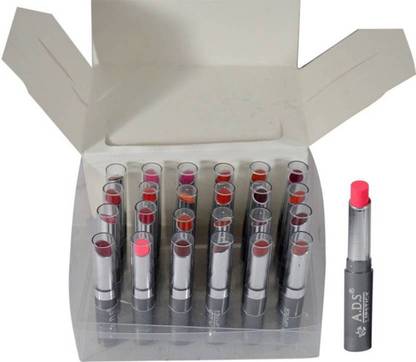 ads glossy lipstick set of 24