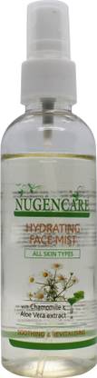 nugencare Hydrating Face Mist Spray with Aloe Vera Extract