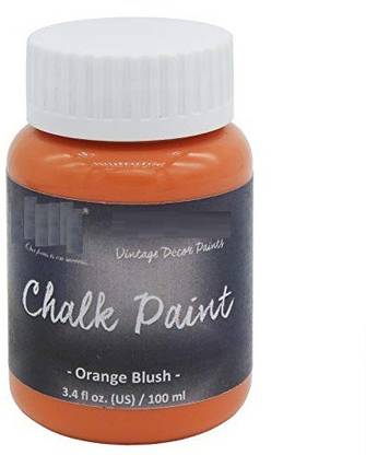 KRAFTMASTERS Art Chalk Paint (Colour Orange Blush) 3.4flOz100MLJACP16 These Paint give Your Projects The Perfect Distress Look and Feels
