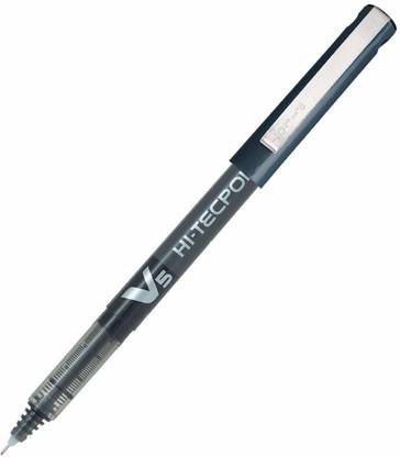 PILOT 6 Black V5 HiTechpoint Pens Roller Ball Pen