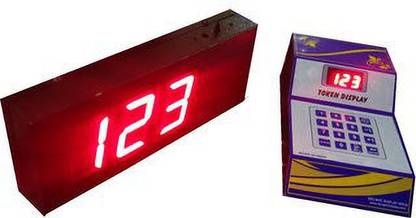 Delight Display India 3 Token Display (2 Inch Voice) DDI 3 Token Display System (2 Inch Voice) Indoor PA System (120 W) 3 Digit Token Calling Display System Indoor PA System