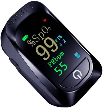 CRETO Fingertip Oximeter Instant Reading SpO2 Blood Oxygen Saturation Meter Pulse Rate Heart Monitor_Pulse Oximeter Pulse Oximeter