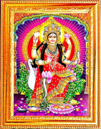 SUNINOW MANASA DEVI | HINDU GODDESS OF SNAKES Religious Frame