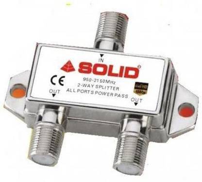 Solid 2 Way Power Pass Splitter Media Streaming Device