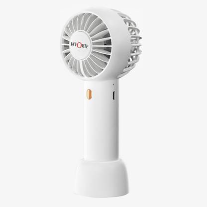 LA'FORTE Fairy Wand Portable Dual Blade High Speed Fan Fairy Wand _White Rechargeable Fan